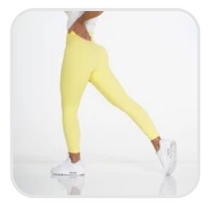 NVGTN canary yellow signature leggings worn 2x